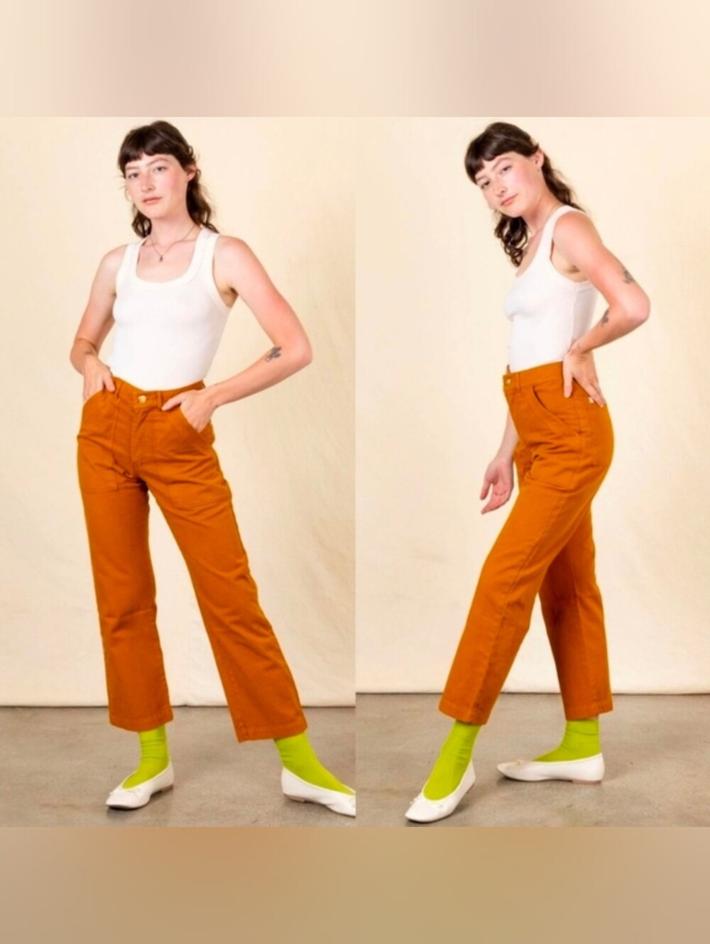 Big Bud Press Work Pants in Spicy Mustard